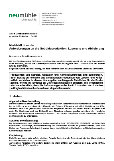 Merkblatt Landwirte